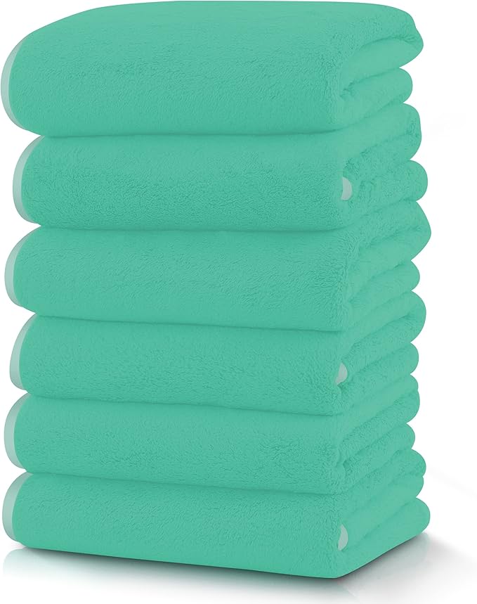 TENSTARS Silk Hemming Hand Towels by TENSTARS