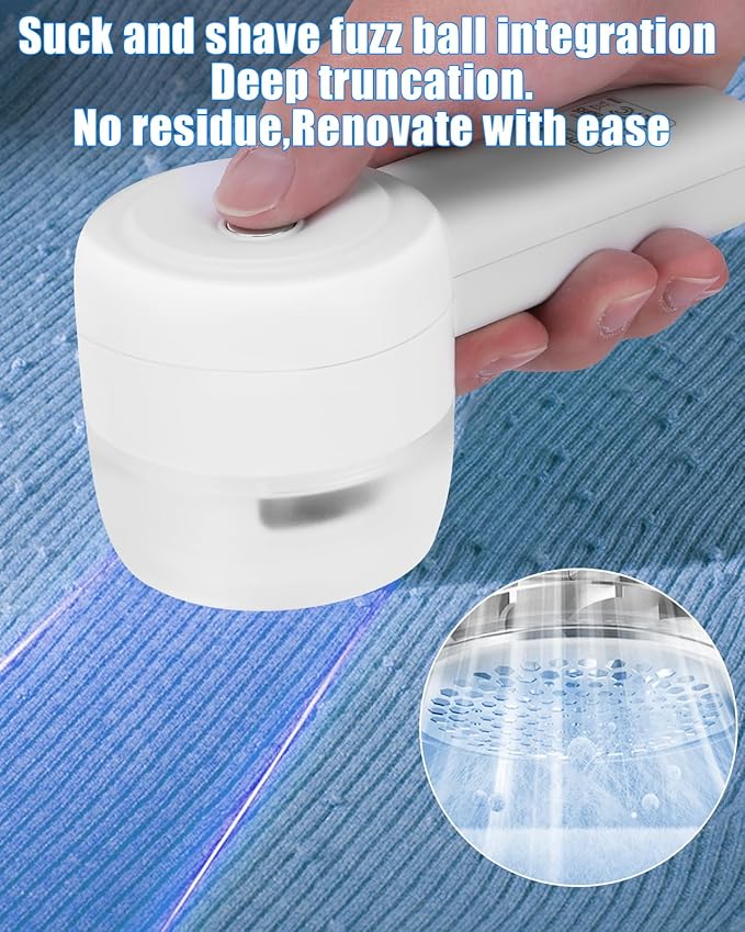Lint Remover, Fabric Shaver for Clothes, Electric Lint Shaver Rechargeable - Image 4