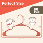 Plastic Clothes Hangers – Heavy Duty Hanger Set, - Image 2