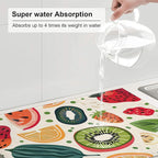Fruits Painting Dish Drying Mats - Image 5