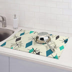 Vintage Mid Century Geometic Dish Drying Mat - Image 7