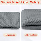 Homaxy 100% Cotton Waffle Weave Kitchen Dish Towels, Ultra Soft Absorbent Quick - Image 8