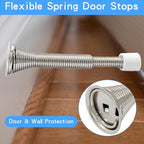 Luomorgo 2 Pcs Spring Door Stopper, Flexible Door Stop Adjustable 3-1/16" to - Image 4