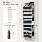 2 Pack Over The Door Organizer, Hanging Storage Organizer - Image 2