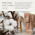 NY Loft 100% Cotton Towel Set 6 Piece Towel Set | Super Soft & Absorbent - Image 4
