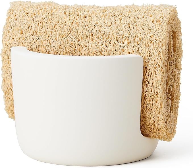 Diatomite Sponge Holder for Kitchen Sink Counter, Quick Drying, Fast Water by Amviner