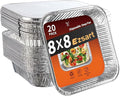 8x8 Aluminum Pans with Lids by Unknown