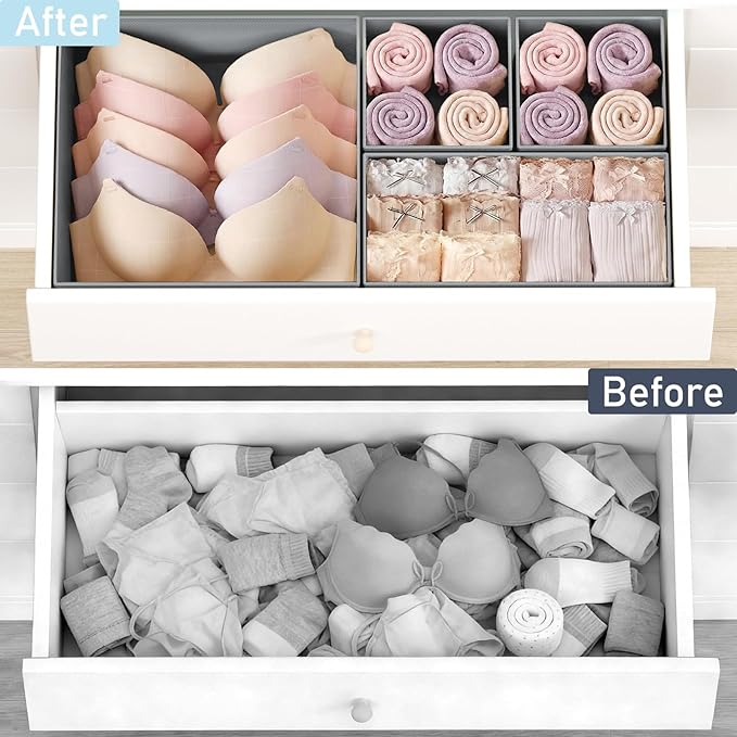 DIMJ Drawer Organizer Clothes Storage - Image 5