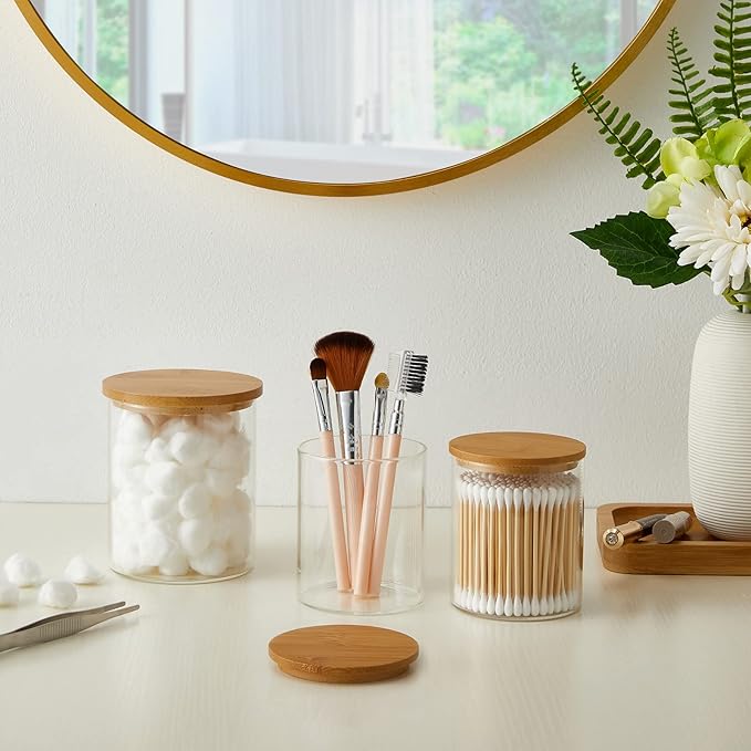 Glass Qtip Holder Dispenser - Image 3