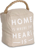 Pavilion Gift Company 72191 Home is Where The Heart is Door Stopper, 5 x 6 by PavilionGiftCompany
