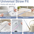 YOTIME Silicone Straw Cleaner Brush - Image 5