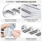 Electric Toothbrush Head Holder, Toothbrush Holders Wall Mounted, Adhesive - Image 6