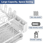 Dish Drying Rack 2-Tier Dish Racks - Image 5