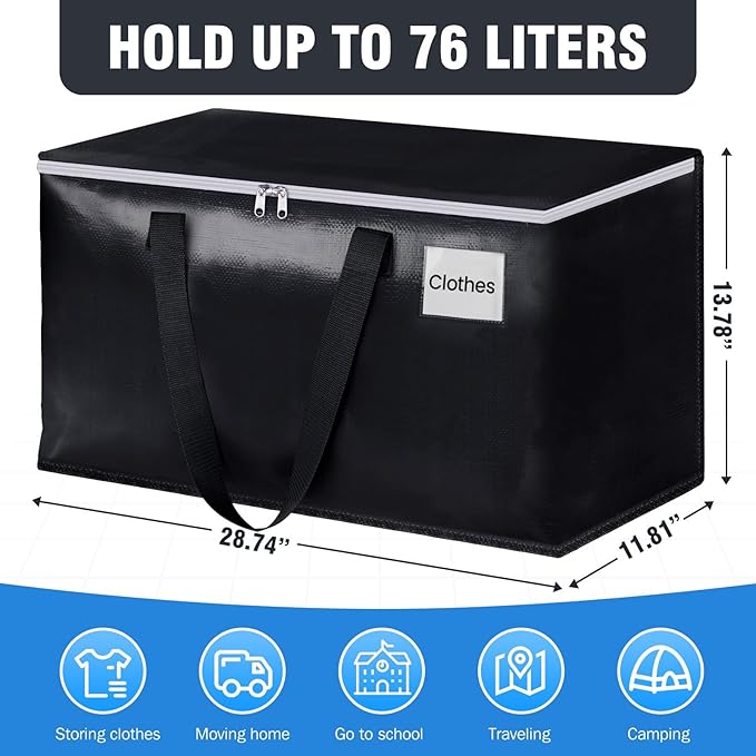BlissTotes Moving Bags, Heavy Duty Moving Boxes - Image 2