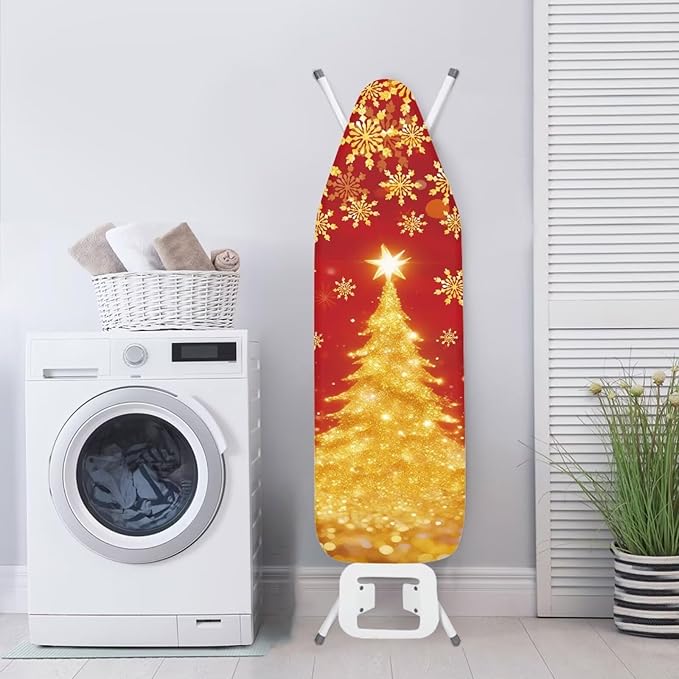 Christmas Tree Print Ironing Board Cover Protector Snowflake Print Ironing - Image 3