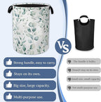 Eucalyptus Spring Botanical Laundry Basket, Foldable Oxford Cloth Laundry Hamper - Image 3