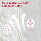 Makeup Remover Cloth, Makeup Remover Pads Microfiber Face Washcloth - Image 3