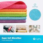 Orighty Microfiber Cleaning Cloth Pack of 24, Microfiber Towels - Image 2