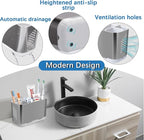 Toothbrush Holders for Bathroom Organizer Countertop, Detachable Anti-Slip - Image 4