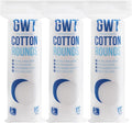 GWT Premium Cotton Rounds for Face, 100% Pure & Lint-Free Cotton Pads, Soft & by GWT