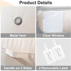 DIMJ Comforter Storage Bag - 110L Large Capacity Ultra Space Saving Self - Image 5