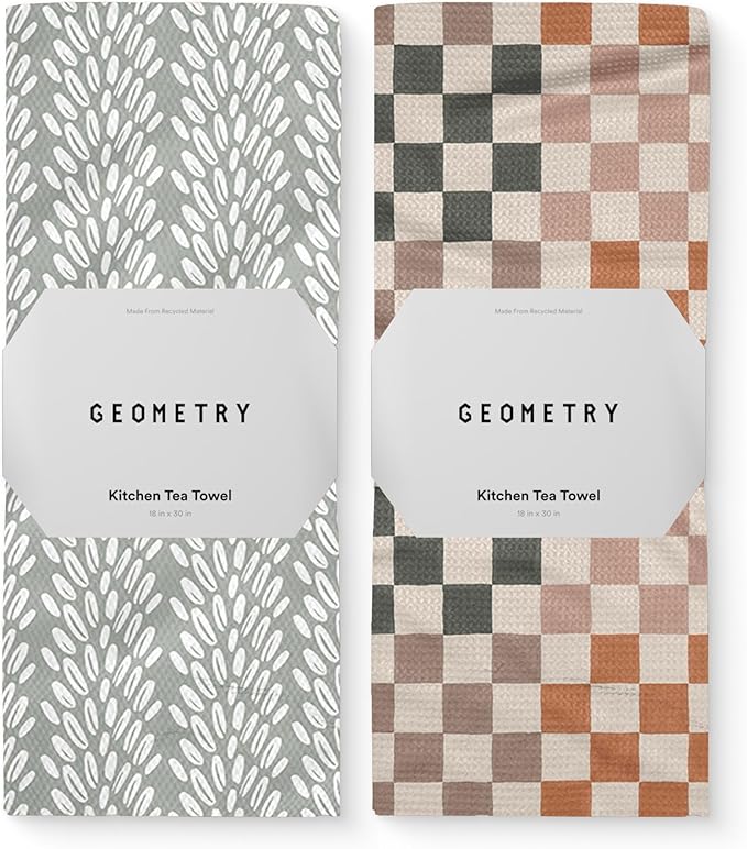 GEOMETRY Kitchen Tea Towels by GEOMETRY