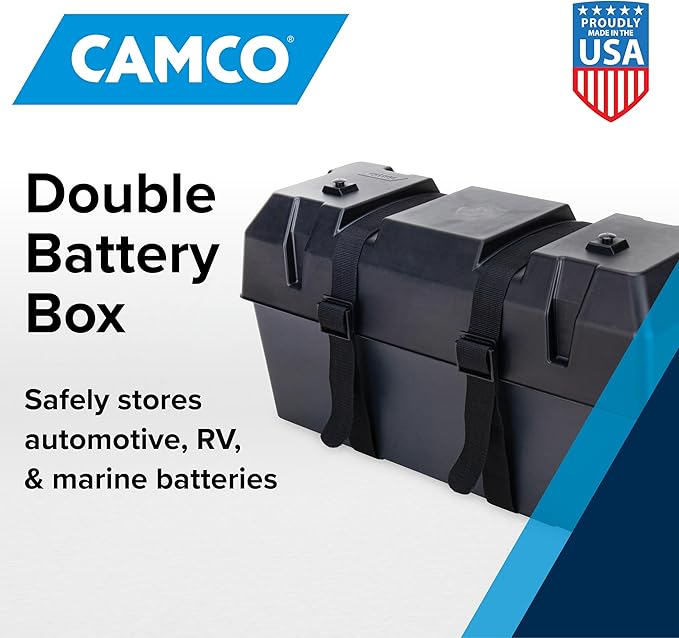 Camco Double Battery Box - Image 2