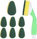 Dish Wand with 7Pack Replacement Dish Wand Sponges, Not Easy Leak Dishwand and by DYMOLL