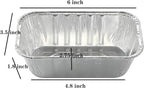 30 Pack 1Lb mini Loaf Pans Heavy Duty Disposable Aluminum Foil Bread Tins - Image 2