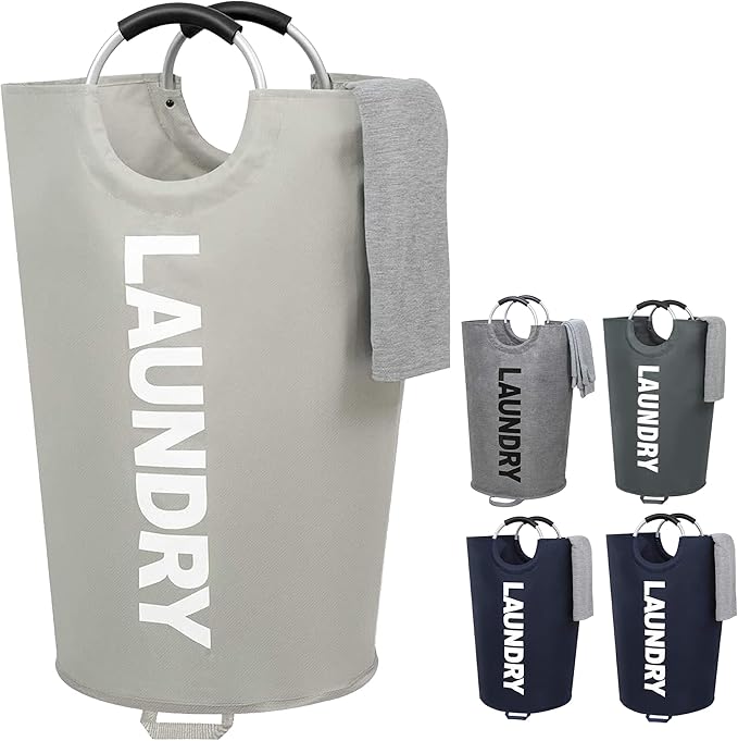 ZEROJETLAG 115L X-Large Laundry Basket Collapsible Hamper by ZeroJetLag