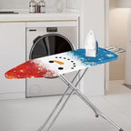 ZDCUSTOM Red Blue Snowman Ironing Board Cover 52"x13" Christmas Resist - Image 2