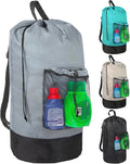 Laundry Bag Backpack with Shoulder Straps and Mesh Pocket Laundry Backpack by TrailmakerBuiltforLife%E2%80%99sAdventuresBigandSmall