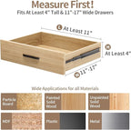 Drawer Dividers Organizer, Adjustable Separators 4" High Expandable from 11-17" - Image 2