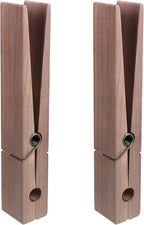 Blulu 2 Pcs 12 Inch Jumbo Wooden Clothespins Large Clothespin Towel Holder by Blulu