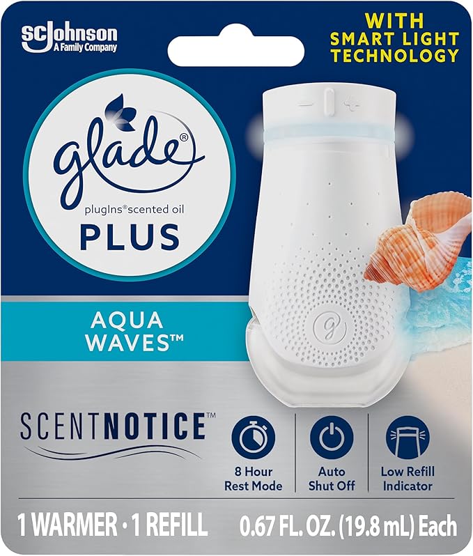 Glade PlugIn Plus Air Freshener Starter Kit, Scented Oil by Glade