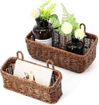 AceList Wall Hanging Basket, Boho Style Hand-Woven Hanging Storage Baskets - Image 8