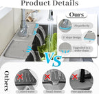 PoYang 24 Inch Faucet Mat for Kitchen Sink Splash Guard Behind Faucet, Sink - Image 5