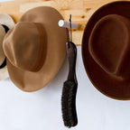 Patelai 2 Pcs Horsehair Felt Hat Brush Kit Lint Brush - Image 6