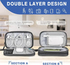 Electronics Organizer Case, Cable Organizer Bag Waterproof Electronic - Image 3
