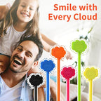 SOOOEC Magnetic Cable Ties, 24 Pack 7.2" Magnetic Cord Organizer Cute Cloud - Image 4
