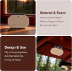 Car Air Freshener, 2-in-1 Stone Car Freshener - Image 4