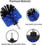 Drill Brush Attachment Set, 7 Pack 1/4in Power Scrubber Brush + Extend Long Rod - Image 4