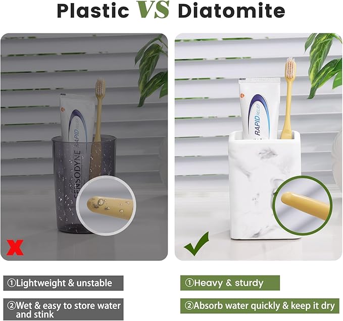 Luxspire Toothbrush Holders, Fast Drying Toothbrush Holders - Image 5