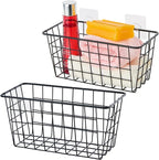 2 Pack Hanging Storage Basket, Bathroom Basket, Household Goods, by JUNCHUCHERRY