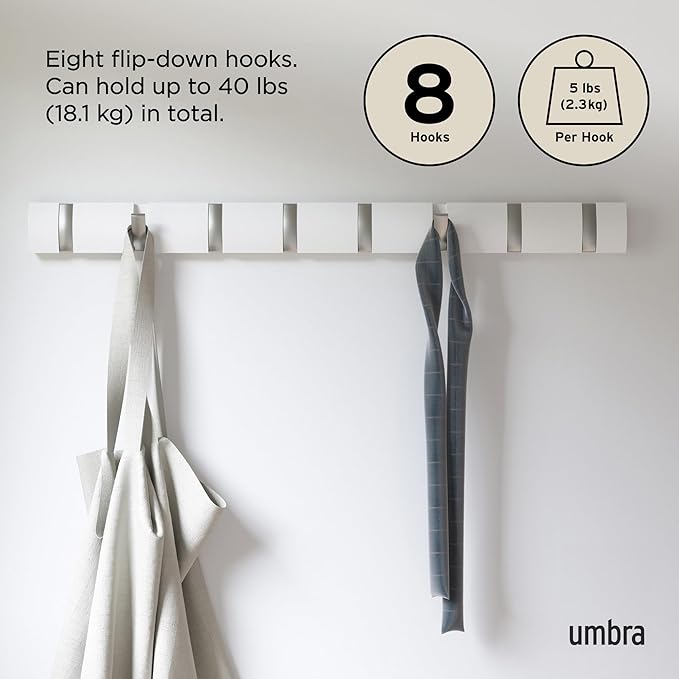 Umbra Flip Wall-Mounted Coat Rack - Image 5
