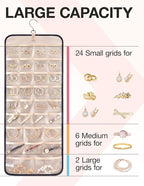 BAGSMART Hanging Jewelry Organizer Storage Roll - Image 3