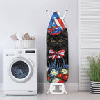 GLENLCWE American Flag Cat Ironing Board Cover Scorch Resistant Patriotic Iron - Image 3