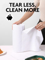 Fantasticlean Microfiber Cleaning Cloth Roll -75 Pack, Tear Away Microfiber - Image 2