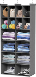 Ofiray-home 6 Tier Hanging Closet Organizer, 16 Compartments Sweater Organizer by Ofiray-home