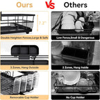 TOOLF Large Dish Drying Rack for Kitchen Counter, Kitchen Dish Racks - Image 6
